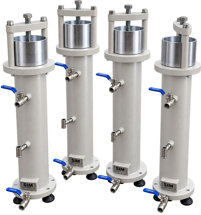SIM test cylinders